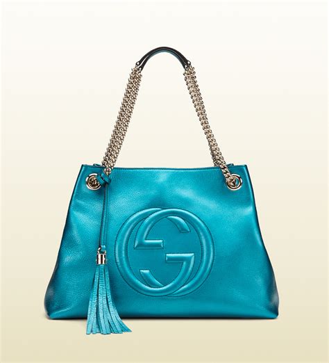 teal gucci bag